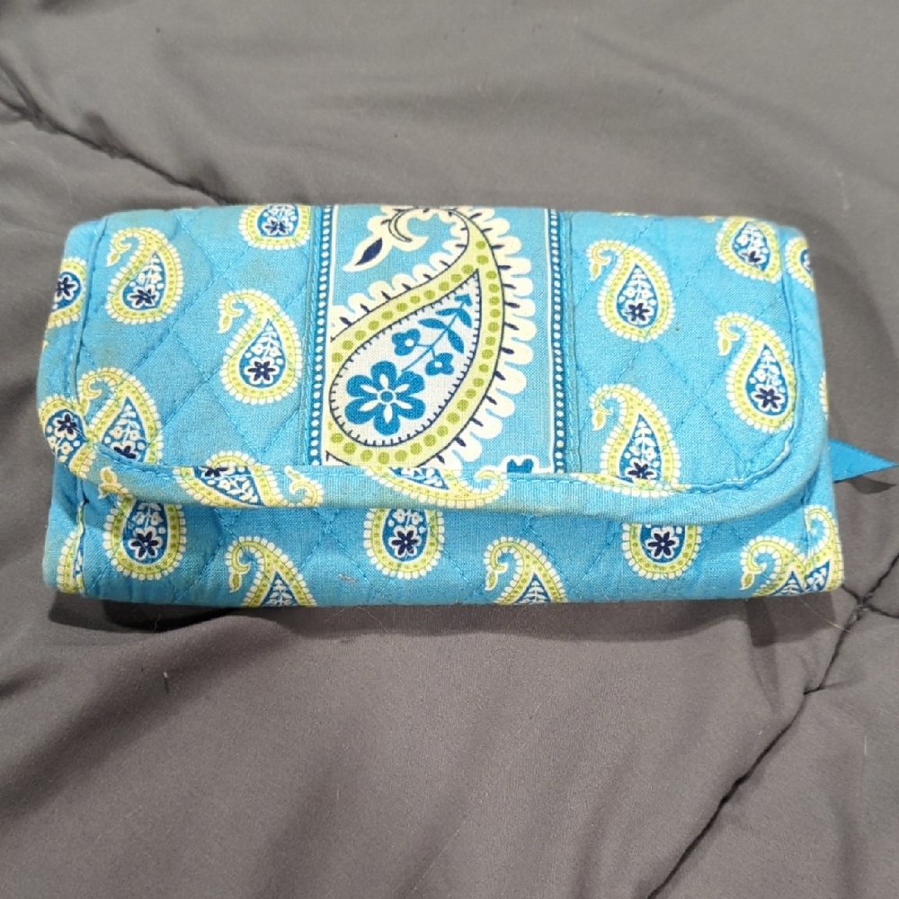 Vera Bradley Turquoise Paisley Wallet
